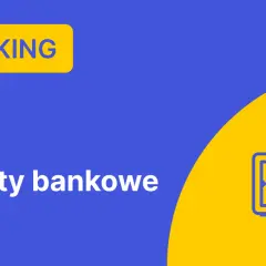 Niebieski baner z napisem "RANKING" i ikoną sejfu z zaznaczeniem.