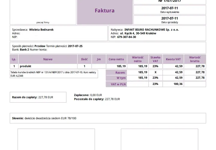 Jak wystawić fakturę na 8% VAT i uniknąć najczęstszych błędów