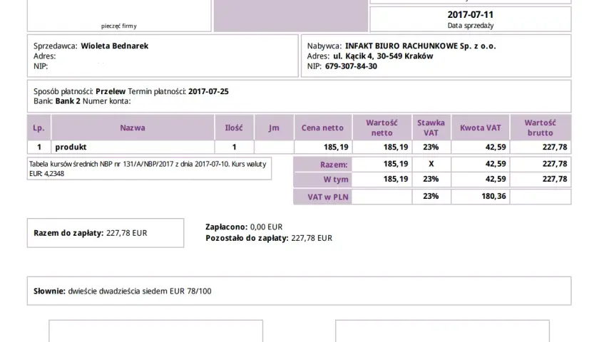 Jak wystawić fakturę na 8% VAT i uniknąć najczęstszych błędów