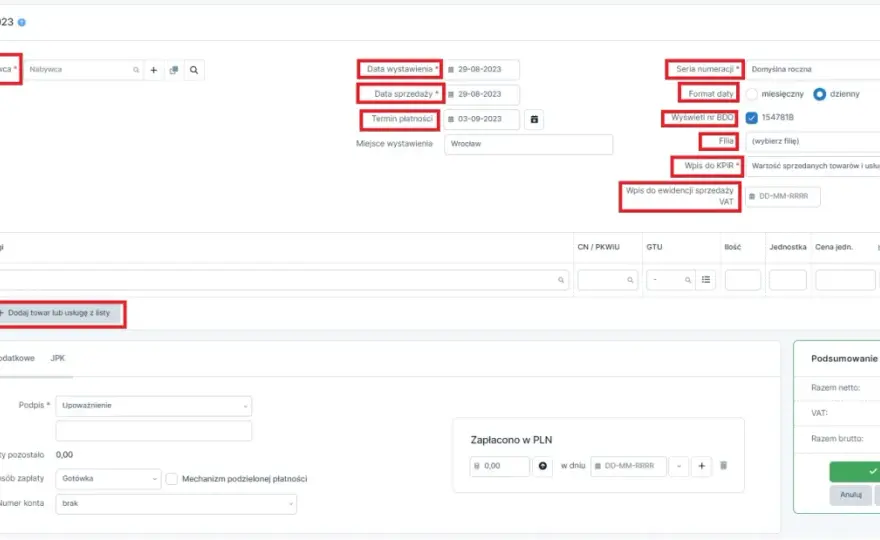 W JPK sprzedawca czy wystawca faktury - kluczowe różnice i obowiązki