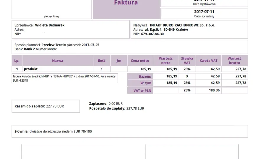 Jak wystawić fakturę na 8% VAT i uniknąć najczęstszych błędów